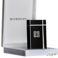 Givenchy Silver Print Black Lacquer Lighter