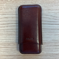 Jemar Leather Cigar Case - Corona - 3 Finger - Brown Jemar Leather Cigar Case - Corona - 3 Finger - Brown