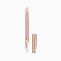 ST Dupont Rollerball Pen - LibertÃ© - Pink Lacquer & Rose Gold Trim