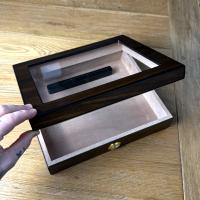 Houston Walnut Humidor Glass Window - 20 Capacity