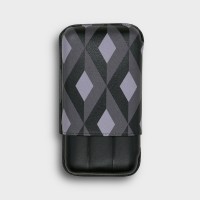 Recife Urbaine Black Dahlia Leather Cigar Case - 3 Cigar Capacity
