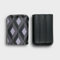 Recife Urbaine Black Dahlia Leather Cigar Case - 3 Cigar Capacity