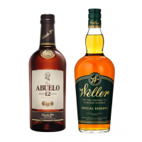 SPECIAL OFFER BUNDLE DEAL - Ron Abuelo 12 Year Old Rum & Weller Special Reserve Bourbon