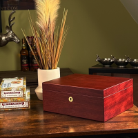 Adorini Triest Medium Deluxe Cigar Humidor - 75 Cigar Capacity (AD037)