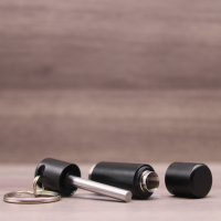 Adorini Double Cigar Punch Cutter - Solingen Blade - Black (AD062)