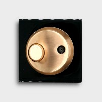 Adorini High Gloss Black Gold Table Jet Lighter (ADO198)