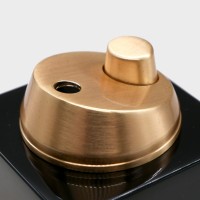 Adorini High Gloss Black Gold Table Jet Lighter (ADO198)