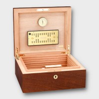 Adorini Siena Mahogany Medium Deluxe Cigar Humidor - 75 Cigar Capacity (ADO205)