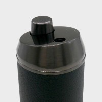 Adorini Edge Jet Flame Table Lighter - Black & Gun Metal (ADO206)