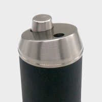 Adorini Edge Jet Flame Table Lighter - Satin Chrome (ADO207)