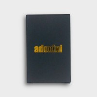 Adorini Edge Jet Flame Table Lighter - Black & Gun Metal (ADO206)