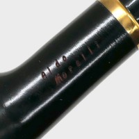 Aldo Morelli Fiorita Black 514 Smooth 9mm Filter Straight Fishtail Pipe (AMF185)