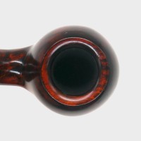 Aldo Morelli Fiorita Cherry 491 Smooth 9mm Filter Bent Fishtail Pipe (AMF191)