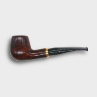 Aldo Morelli Fiorita Cherry 493 Smooth 9mm Filter Bent Fishtail Pipe (AMF192)