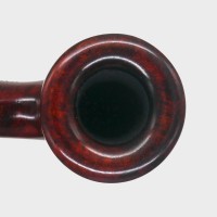 Aldo Morelli Fiorita Cherry 494 Smooth 9mm Filter Bent Fishtail Pipe (AMF193)