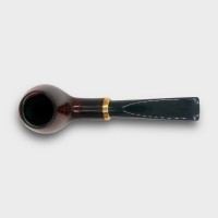 Aldo Morelli Fiorita Cherry 493 Smooth 9mm Filter Bent Fishtail Pipe (AMF198)