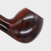 Aldo Morelli Fiorita Cherry 495 Smooth 9mm Filter Bent Fishtail Pipe (AMF199)