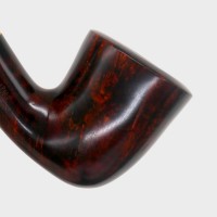 Aldo Morelli Fiorita Cherry 494 Smooth 9mm Filter Bent Fishtail Pipe (AMF200)