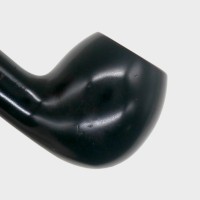 Aldo Morelli Fiorita Black 513 Smooth 9mm Filter Fishtail Pipe (AMF201)