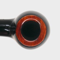 Aldo Morelli Fiorita Black 515 Smooth 9mm Filter Bent Fishtail Pipe (AMF203)