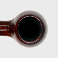 Aldo Morelli Fiorita Cherry 493 Smooth 9mm Filter Bent Fishtail Pipe (AMF204)