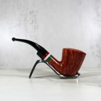 JANUARY SALE - Tommaso Spanu Briar F2 Tricolour Bent Fishtail Pipe (ART300)