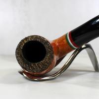 JANUARY SALE - Tommaso Spanu Briar F Tricolour Bent Fishtail Pipe (ART301)