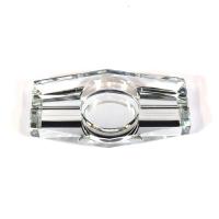 Prestige Crystal Glass Two Rest Cigar Ashtray