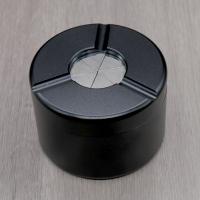 Angelo Aluminium Kaleidoscopic Top Ashtray - Black