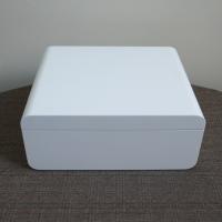 SLIGHT SECONDS Adorini Carrara Deluxe White Cigar Humidor - Medium - 75 Capacity (AD050)