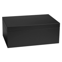 Adorini Torino Black Grande Deluxe Cigar Humidor - 150 Cigar Capacity (ADO178)