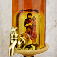 Scottish Bagpiper & 2 Shot Glasses Whisky Decanter (Stylish Whisky) - 40% 350ml