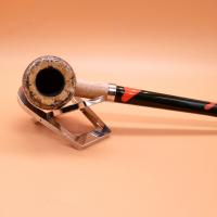 Corn Cob Blaze Orange Elf Cobbit Pipe - Black & Orange