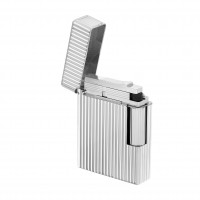 ST Dupont Lighter - Ligne 1 - Guilloche Silver