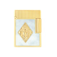 ST Dupont Lighter - Ligne 1 - Romeo y Julieta White & Yellow Gold