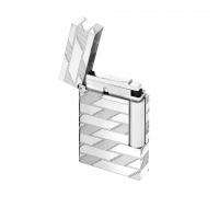 ST Dupont Lighter - Ligne 2 - Monogram 1872 Palladium