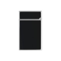 ST Dupont Lighter - Le Grand New - Black Lacquer & Palladium