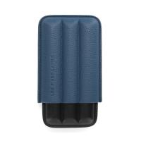 Les Fines Lames Cigar Case - TRIO Blue - Fits 3 Cigars