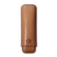 Corona FB Cigar Case - Holds 2 Cigars - Tan