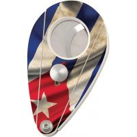 Cuban Flag Guillotine Cigar Cutter - 54 RG