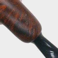 Chacom Reverse Calabash Matte Brown Bent Pipe (CH857)