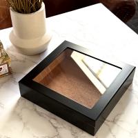 Prestige Chateau Glasstop Humidor - Black - 20 Cigar Capacity