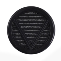 Bargain Round Humidifier - Black - up to 50 cigars capacity