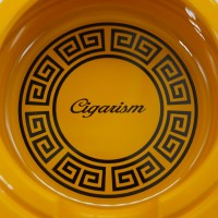 Cigarism Cigar Aluminium Ashtray - Yellow