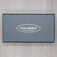 Cigarism Jet Flame Lighter, V Cut Cutter & Cigar Stand Gift Set - Silver