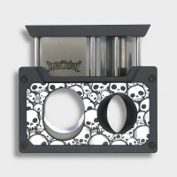 Cigarism Cassette Style 3 in 1 Cigar Cutter - Skull
