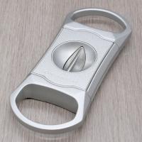 Cigarism Jet Flame Lighter, V Cut Cutter & Cigar Stand Gift Set - Silver