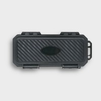 Cigarism Hard Shell Cigar Travel Case - 2 Cigar Capacity - Black