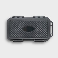 Cigarism Hard Shell Cigar Travel Case - 3 Cigar Capacity - Black
