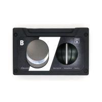 Cigarism Triple Jet Flame Lighter and Cassette Style Cigar Cutter Gift Set - Black